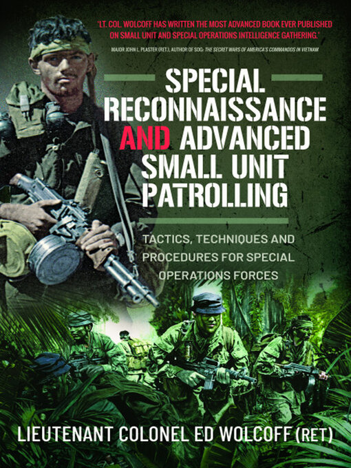 Title details for Special Reconnaissance and Advanced Small Unit Patrolling by Edward Wolcoff - Available